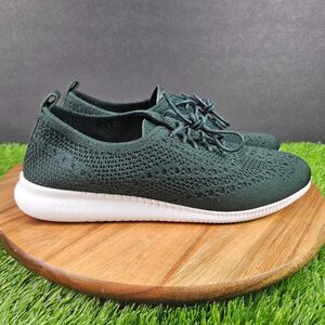 Cole Haan 2.ZeroGrand Stitchlite Womens Size 8.5 Green White Casual Oxford Shoes